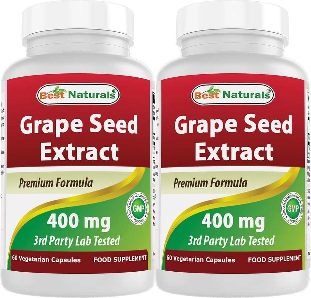 Grapeseed Extract 400 mg 120 vcaps 120 Count Pack of 2