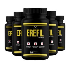 (5Pack) Erefil Advanced Male Health Support Vitamin Supplement Ere Fil 60 Caps
