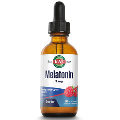 KAL Melatonin DropIns, Drops, Raspberry (Btl-Glass) 3mg 1.85oz