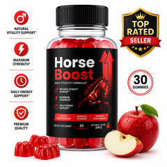 (2 Pack) Horse Boost Gummies, HorseBoost Vitamin Male Performance (60 Gummies)
