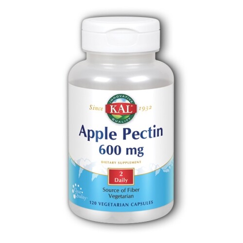 Apple Pectin 600 mg 120 Caps By Kal