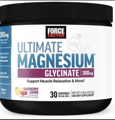 Force Factor Ultimate Magnesium Glycinate Powder 4.36 Ounce (Pack of 1). 1/28