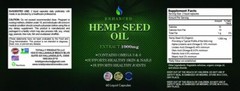 Ultimate Hemp Seed Oil Capsules Support Joints Skin Nails Health Free Shipping