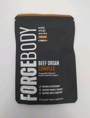 FORGEBODY® Beef Organ Complex, 60 Capsules – Grass Fed Liver Heart Bone Marrow