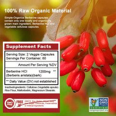 360 Premium Berberine Capsules HCL 1200mg HCI High Absorption Softgel Caps