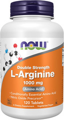Supplements, L-Arginine 1,000 Mg, Nitric Oxide Precursor*, Amino Acid, 120 Table