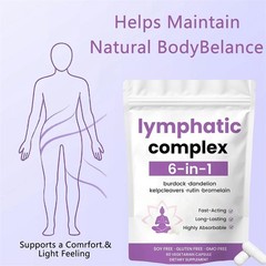 5X 6-in-1 Lymphatic Complex,Lymphatic Drainage Supplements|Herbal Blend HOT US