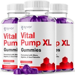 Vital Pump XL Gummies for Men Maximum Strength Vitamin Supplement 180 Gummies