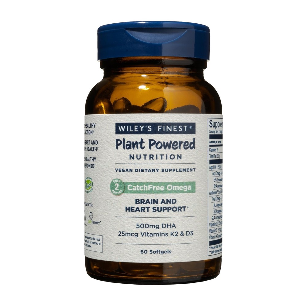 Wiley’S Finest Wileys Finest Catchfree Omega – Vegan Non-Gmo Fish Oil