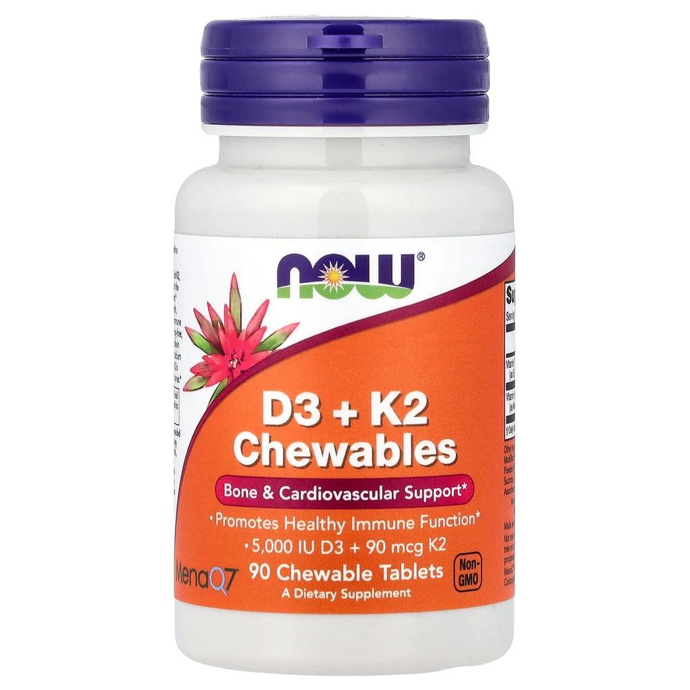 D3 + K2 Chewables, 90 Chewables Tablets