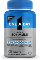One A Day Men’s 50 Plus Healthy Advantage Multivitamin 100 Tablets Mint Blue
