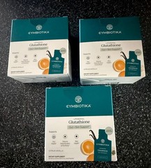 3 Boxes of Cymbiotika Liposomal Glutathione 26‑Pack ea– Detox,Energy, Gut & Skin