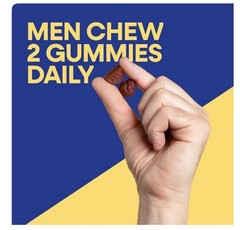 Nature’s Way Alive! Men’s 50+ Gummy Multivitamins, B-Vitamins, Fruit , 60 Count.