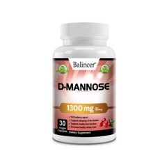 D-Mannose With Cranberry Extract Bladder And Urinary Tract Health 30-120Capsules