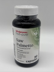 Walgreens Saw Palmetto, Traditional Herb For Men, 450 mg, 90 Capsules Non-GMO