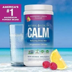 NEW Natural Vitality CALM MaxCalm Magnesium Powder – Vegan, 16 oz