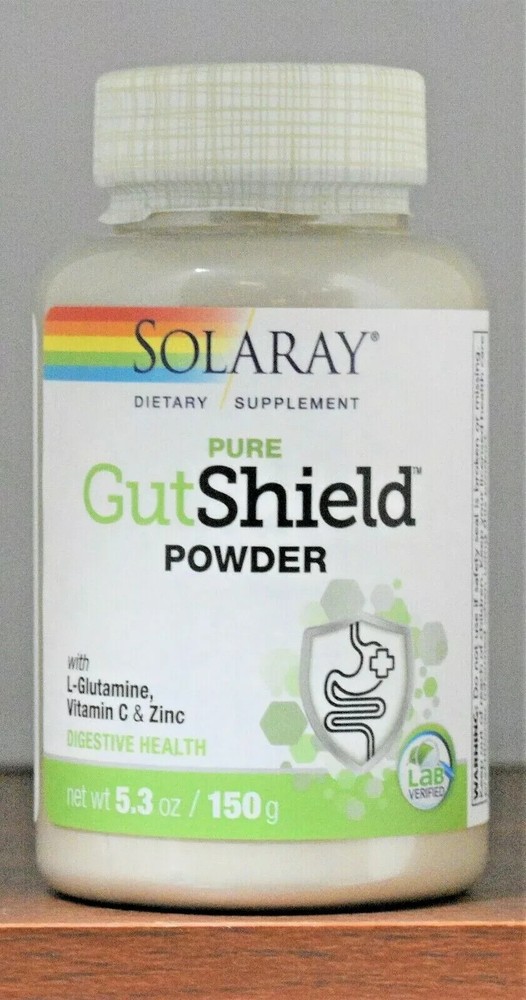 Solaray Pure GutShield Powder Digestive Gut Health Support 150g 30 Servings