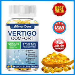 Vertigo Comfort Capsules 1750mg – Dizziness Relief Supplements, Body Balance