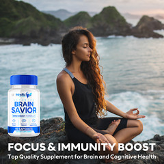 Mindful Wellnes Brain Savior Nootropic, Brain Booster for Memory & Focus 1 Pack