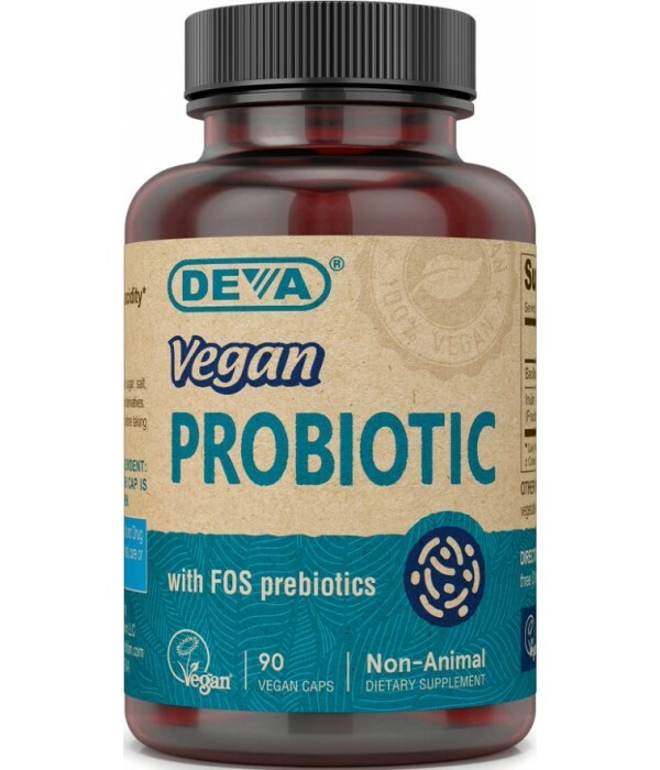 DEVA Vegan Probiotic with Prebiotics (Bacillus Coagulans + FOS) 90 Tablets