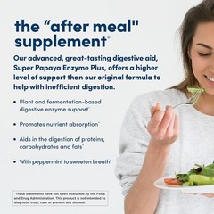 American Health Super Papaya Enzyme Plus – 180 Chewable Tablets