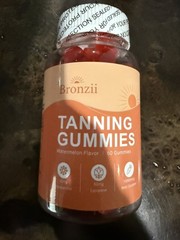 Womens Bronzing Tanning Watermelon Flavor 60 Gummies -2 per Serv EXP 5/28 NEW