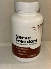 Nerve Freedom 30 Capsules Expires 01/28 New & Sealed