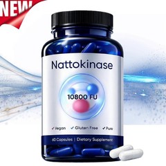 Nattokinase 4X Supplement – 10800 60 FU Capsules Per Serving HO T 2026 US