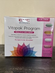 GNC Womens Vitapak Program HEALTH & WELLNESS 30 Day Supply Multivitamin **READ**