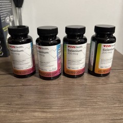X4 CVS Selenium Antioxidant Health 200 Mcg Prostate 400 TABLETS TOTAL!