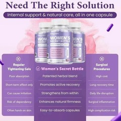 Women’s Secret Bottle-Vaginal Probiotics for Women pH Balance Health Supplement