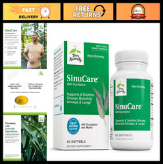 Sinus, Lung & Bronchial Support – 60 Softgels for Comfort & Relief