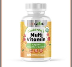 Children Multivitamin Gummies Organic Citrus Flavor 60 CT – LIVEGOOD Supplement