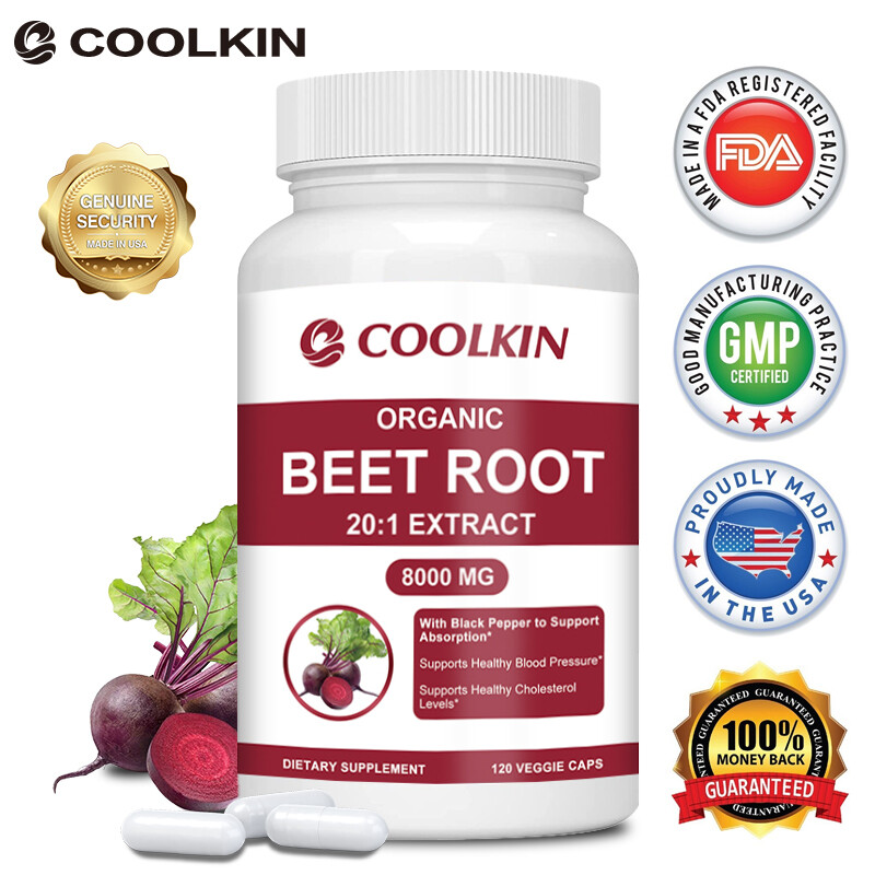 Beet Root 8000mg – Healthy Circulation, Heart and Blood Pressure Support 120pcs