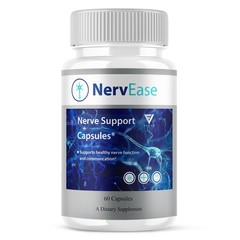 Nerv Ease Pills, NervEase Premium Nootropic Supplement (60 Capsules)