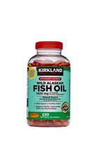 Kirkland Signature Wild Alaskan Fish Oil 1400 mg ~ 230 Softgels