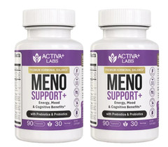Swiss Activa+ Total Menopause Support Capsules, 90 Count – (2 Pack Set)