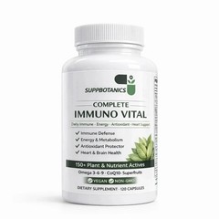 SuppBotanics Complete Immuno Vital™ Immune Support 150+ Nutrients 120 Capsules