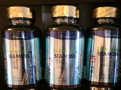✅️ 3 Lot Natural Heels Turmeric Sea Moss 180 Veggie Capsules Exp July 2026