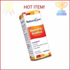 Natra-Bio NaturalCare NerveFix Pain Relief for Sciatica Neuralgia, 1 oz Liquid,