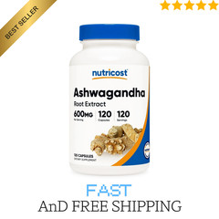 Nutricost Ashwagandha Root Herbal Supplement 600mg (120 Capsules)