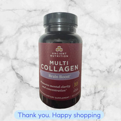Ancient Nutrition Multi Collagen Brain Boost Supplement 90 Capsules Exp2027+ NEW