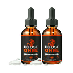 (2-Pack) Boost Ghee Male Support Drops – BoostGhee Mens Natural Health Drops