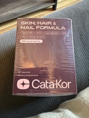 Cata-Kor Skin, Hair & Nails Supplement Ca-AKG/MSM/Hyaluronic/Biotin 90ct. – New