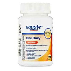 Equate One Daily Women’s Multivitamin/Multimineral Tablets, 100 Count