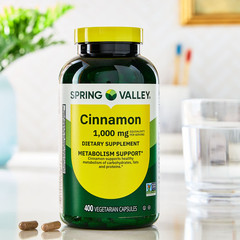 Cinnamon Dietary Supplement, 1000 Mg, 400 Count Free Shipping US