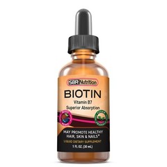 Biotin Liquid Drops 5000mcg Biotin Per Serving 60 Serving Mixed Berry Flavor