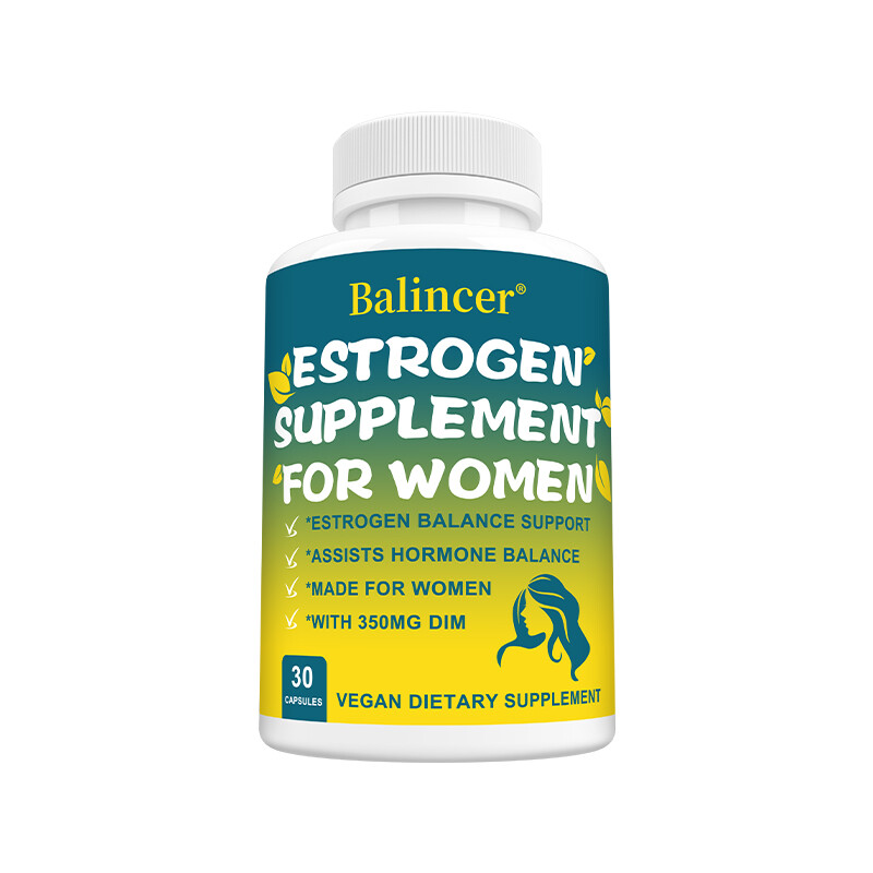 Estrogen Supplement For Women – Estrogen Capsules with 350mg DIM, Vegan
