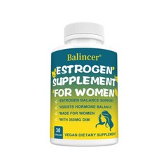 Estrogen Supplement For Women – Estrogen Capsules with 350mg DIM, Vegan