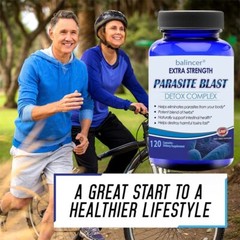 PARASITE BLAST Body Cleanse Complex Anti- PARASITE Support 120 Capsules